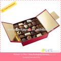 Handmade Chocolate gift Box chocolate box with paper divider ,Top grade chocolate tin paper packaging box wholesale